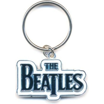The Beatles Drop T Logo Black Ключодържател (BKC001)
