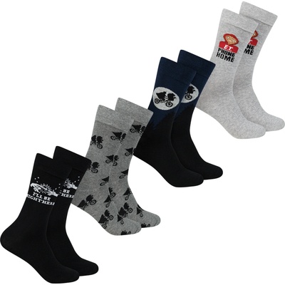 Lizenz Мъжки чорапи ET - The Extra-Terrestrial Men Socks 4 pairs