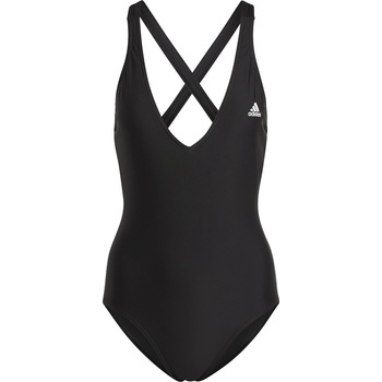 Adidas Бански костюм Adidas 3-Stripes Swimsuit - Black/White