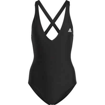 Adidas Бански костюм Adidas 3-Stripes Swimsuit - Black/White