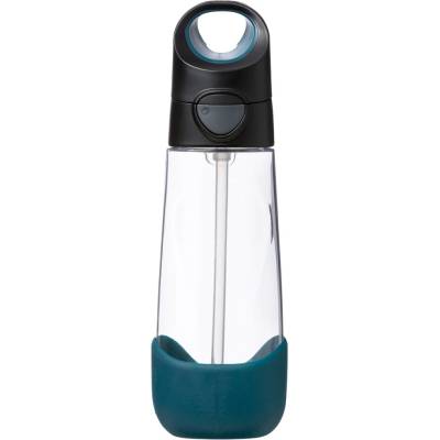 B.Box fľaša modrá so slamkou 600 ml