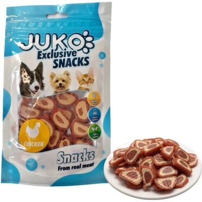 JUKO Snacks Chicken & Pollock čipy 70 g