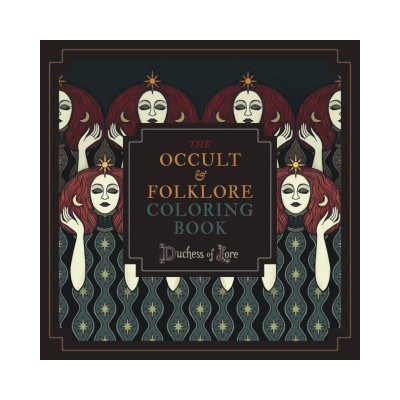 OCCULT & FOLKLORE COLORING BK