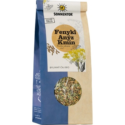 Sonnentor Čaj sypaný Fenikel Aníz Kmín 150 g
