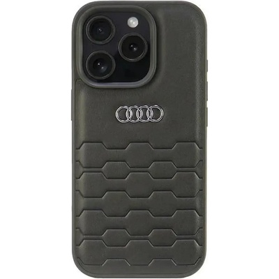 Audi Synthetic Leather iPhone 16 Pro 6.3" black/black hardcase AU-TPUPCIP16P-GT/D2-BK (6955250228428)