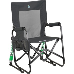 GCI Outdoor Къмпинг стол Gci Adjustable Rocker Camping chair - Dark Charcoal - размер 61, 5 x 61, 5 x 98 cm (580-1656-0211)
