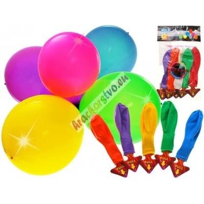 Farebné svietiace LED balóny 30cm