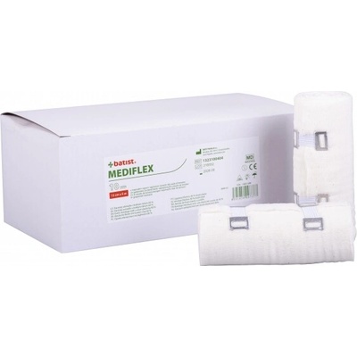 BATIST Medical a.s. Obinadlo elastické Mediflex, tažnost 60%, 10 ks 12 cm x 5 m