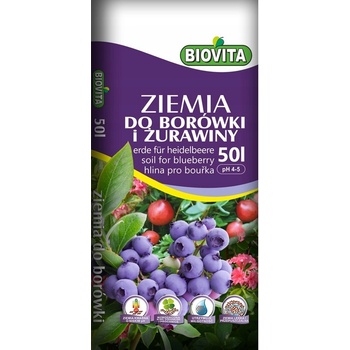 BIOVITA Substrát na čučoriedky a brusnice 50 l