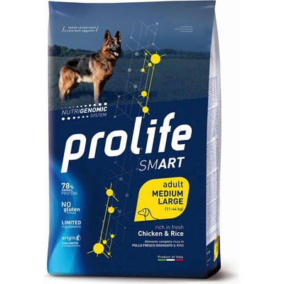 Prolife Dog Prolife Smart Adult Medium/ Large Breed Chicken & Rice - 12 кг