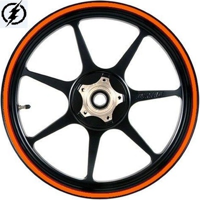 proužky na ráfky MOTOGRAFIX REFLEXNÍ ORANŽOVÁ | Zboží Auto