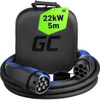 Green Cell EV nabíjací kábel Snap Type 2 22kW 5m