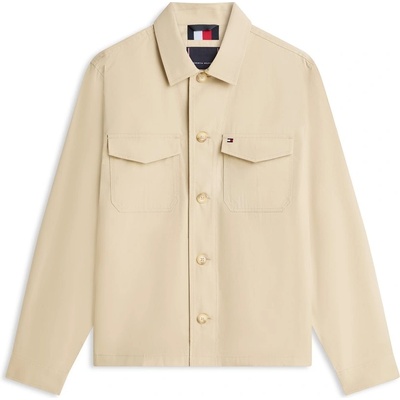 Tommy Hilfiger Яке Tommy Hilfiger Cotton Nylon Shirt Jacket - Sandalwood
