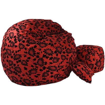 PUFRELAX Комплект, Барбарон с табуретка за крака и декоративна възглавница, Трансформира се в легло, 700л (puf-m-kop-pt-ppy)