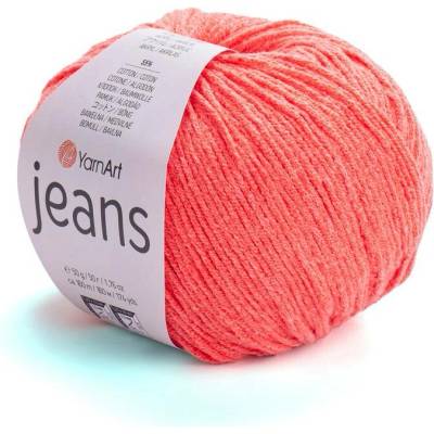 Yarn Art příze YarnArt Jeans 61 lososově oranžová