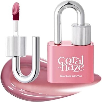 Coralhaze Glow Lock Jelly Tint Gélový tint na pery 107 Petal 4 g