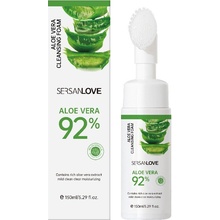 SersanLove mycí pěna na obličej s aloe vera 150 ml