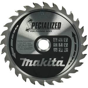 Makita нож за дърво SPECIALIZED 165x2.2x20 мм 28 зъба за потопяеми триони B-33009 (B-33009)