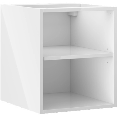 Mexen Box-A отворен шкаф с рафт 40 см, бял гланц - 91AX2-0400-470-0-00 (91AX2-0400-470-0-00)