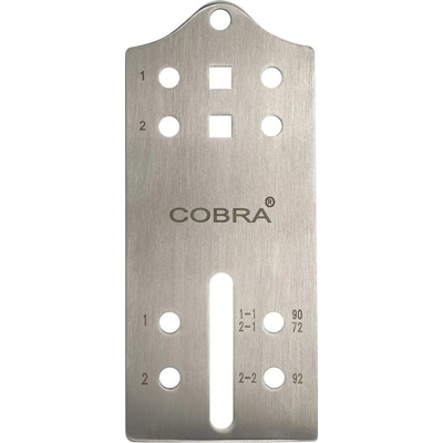 Vrtací šablona pro rozetové kování, kov OSABLONAXR – Sleviste.cz