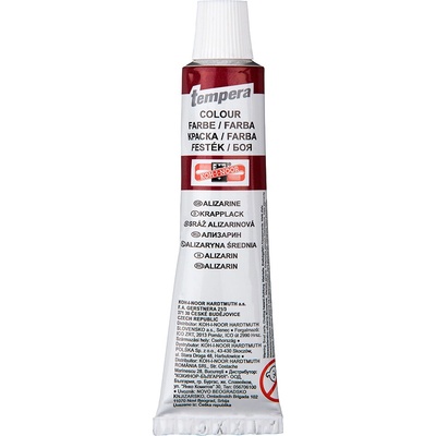 Farba temperová KOH-I-NOOR 16 ml - alizarin tmavý