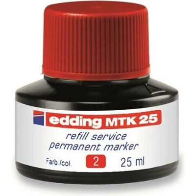 Edding atrament MTK 25 červený 25 ml