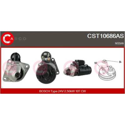 Startér CASCO CST10637AS