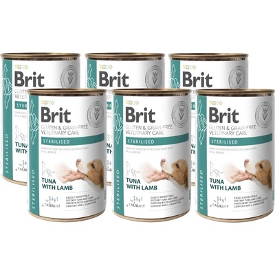 Brit GF Veterinary Diets Dog Sterilised 6 x 400 g