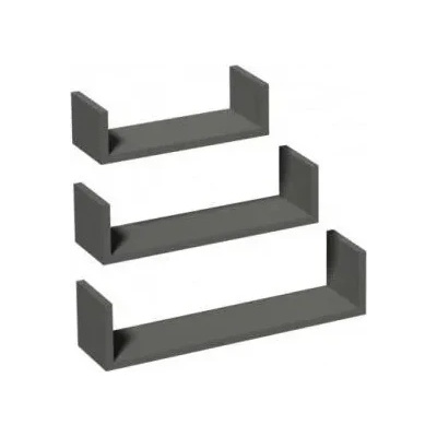 DOMAX РАФТОВЕ fus 1 u-ОБРАЗНИ 420/340/260мм СИВ К-КТ 3бр (67112 , 66676)