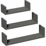DOMAX РАФТОВЕ fus 1 u-ОБРАЗНИ 420/340/260мм СИВ К-КТ 3бр (67112 , 66676)