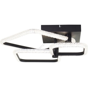 Brilliant - LED димируемо таванно осветително тяло AYDIN LED/34W/230V, черно, с дистанционно управление (BI0227)