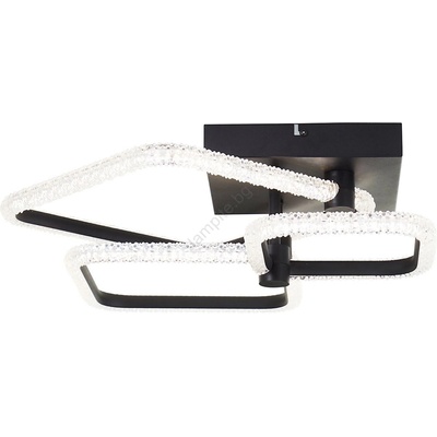 Brilliant - LED димируемо таванно осветително тяло AYDIN LED/34W/230V, черно, с дистанционно управление (BI0227)