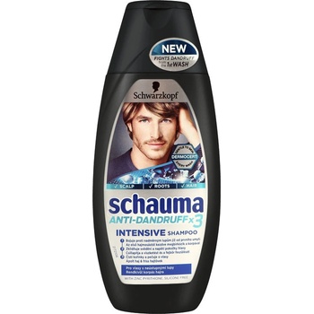 Schauma AntiDandruff X3 Intensive šampon pro vlasy s neústupnými lupy 250 ml