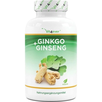 Vit4ever Ginkgo a pravý ženšen extrakt 50:1 365 tablet