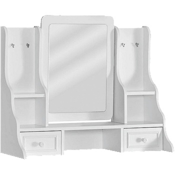 Carmen Надстройка за детски скрин nil - бяла (3575161)