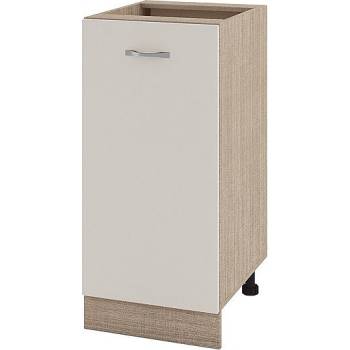 ИРИМ Долен шкаф с една врата и рафт Сити МС-21 мока / сатен 40 см