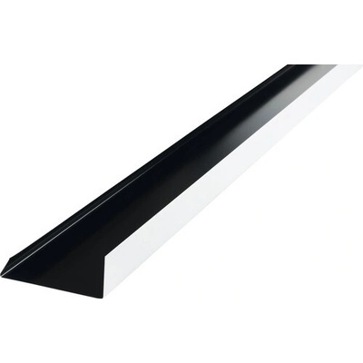 Precit Záveterná lišta základná pre plechovú krytinu 1000 x 100 mm čierna