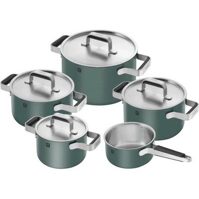 Zwilling Pure sada hrnců, 5ks 18/10 šedá 1011626