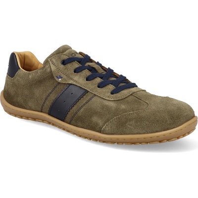 Koel Barefoot pánske tenisky Ilo Suede 3.0 v Olive zelené
