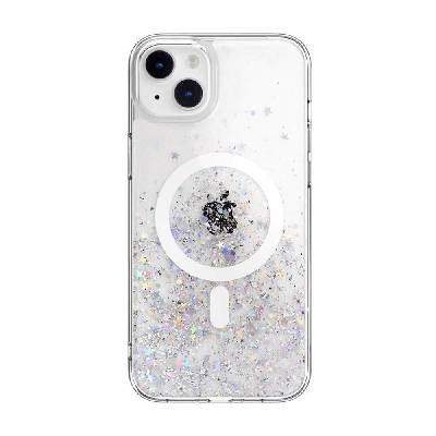Starfield M Case With MagSafe - дизайнерски хибриден удароустойчив кейс с MagSafe за iPhone 14 Pro Max (прозрачен)