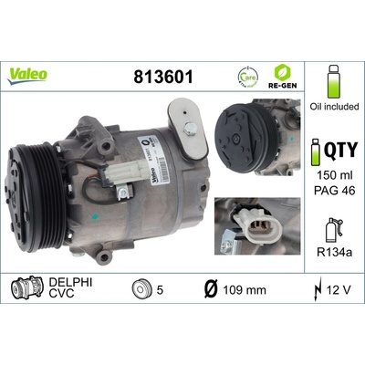 Kompresor, klimatizace VALEO 813601