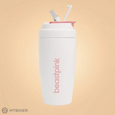 GymBeam Beast Pink termohrnek 500 ml bílá