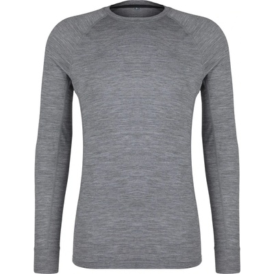 Stoic Мъжко мериносово термобельо Stoic Merino180 BengtSt. L/S Merino base layer - Charcoal Grey Melange - размер 4XL (015-2080-0218)