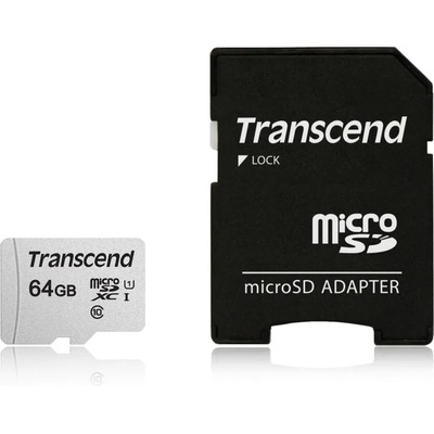Transcend microSDXC 300S 64GB C10/U1 TS64GUSD300S-A