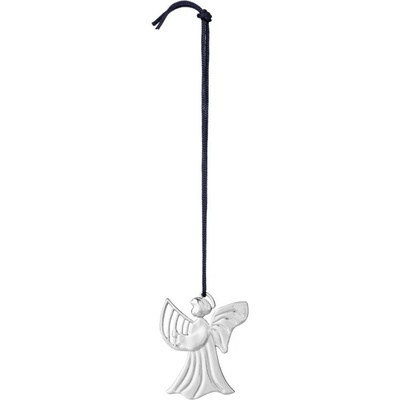 Rosendahl Vánoční ozdoba na stromeček HARP ANGEL7 cm stříbrná