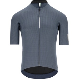 Q36.5 Мъжка фланелка с къс ръкав за колоездене Q36.5 Dottore Pro Jersey Cycling jersey - Grisaille Blue - размер M (056-3506-0213)