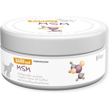 VetFood BARFeed MSM - хранителна добавка за кучета и котки с МСМ (метилсулфонилметан) 150 гр - Полша