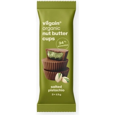 Vilgain Nut Butter Cups Bio pistácie solené 39 g