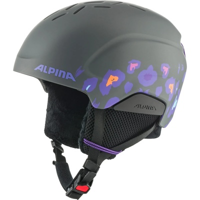 Alpina Детска ски каска Alpina Kid's Pizi Ski helmet - Midnight / Grey Leo Matt - размер 46-51 cm (418-0880-0712)
