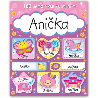 ARGUS Veselé nálepky samolepky s menom Anička